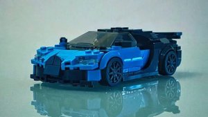 Lego MOC Bugatti Chiron Pur Sport - Speed Build & Pictures