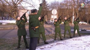 К мемориалу Подольским курсантам и к стеле «Населенный пункт воинской доблести» возложили цветы