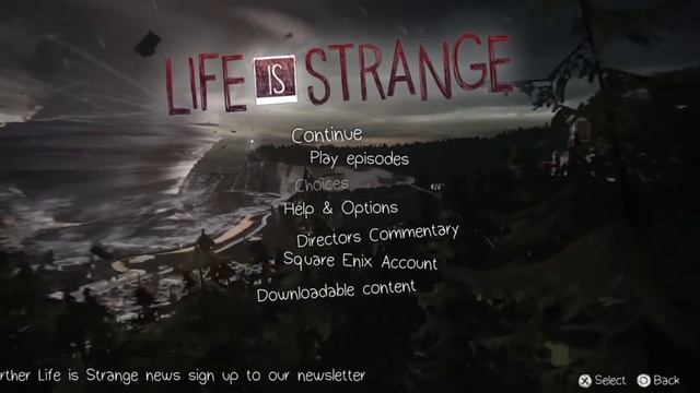 Life Is Strange Main Menu Theme Storm