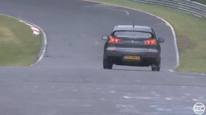 Трасса для туристов на Нюрбургринге 04.06.2020 Скользкая и мокрая