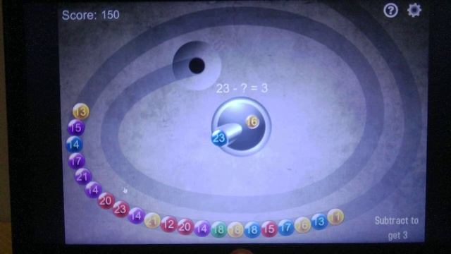 Playing Math Lines Subtract to get 3