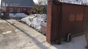 Работа откатных ворот