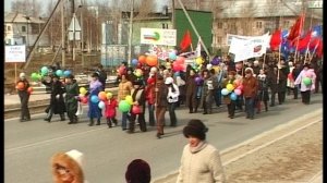 2005.05.01 Мегион Демонстрация 1 мая 2