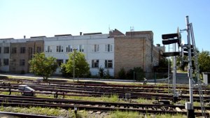 Наземный участок Самарского метро у станции Юнгородок