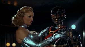 AI-Generated Vintage Sci-Fi: Women & Robots in a Retro Futuristic World