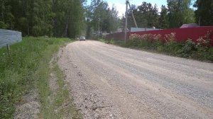 Эксперимент по обеспыливанию дороги