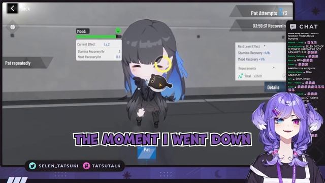 Selen can't handle the Chibi goodness [NIJISANJI | Selen Tatsuki]