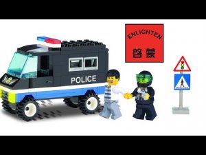 Enlighten Brick police 123 126 Конструктор брик полиция