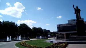 Навеки с Россией. (Площадь Марий) Нальчик. Кабардино-Балкарская Республика.