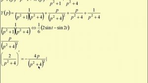 Решение дифференциальных уравнений с постоянными коэффициентами операционным методом