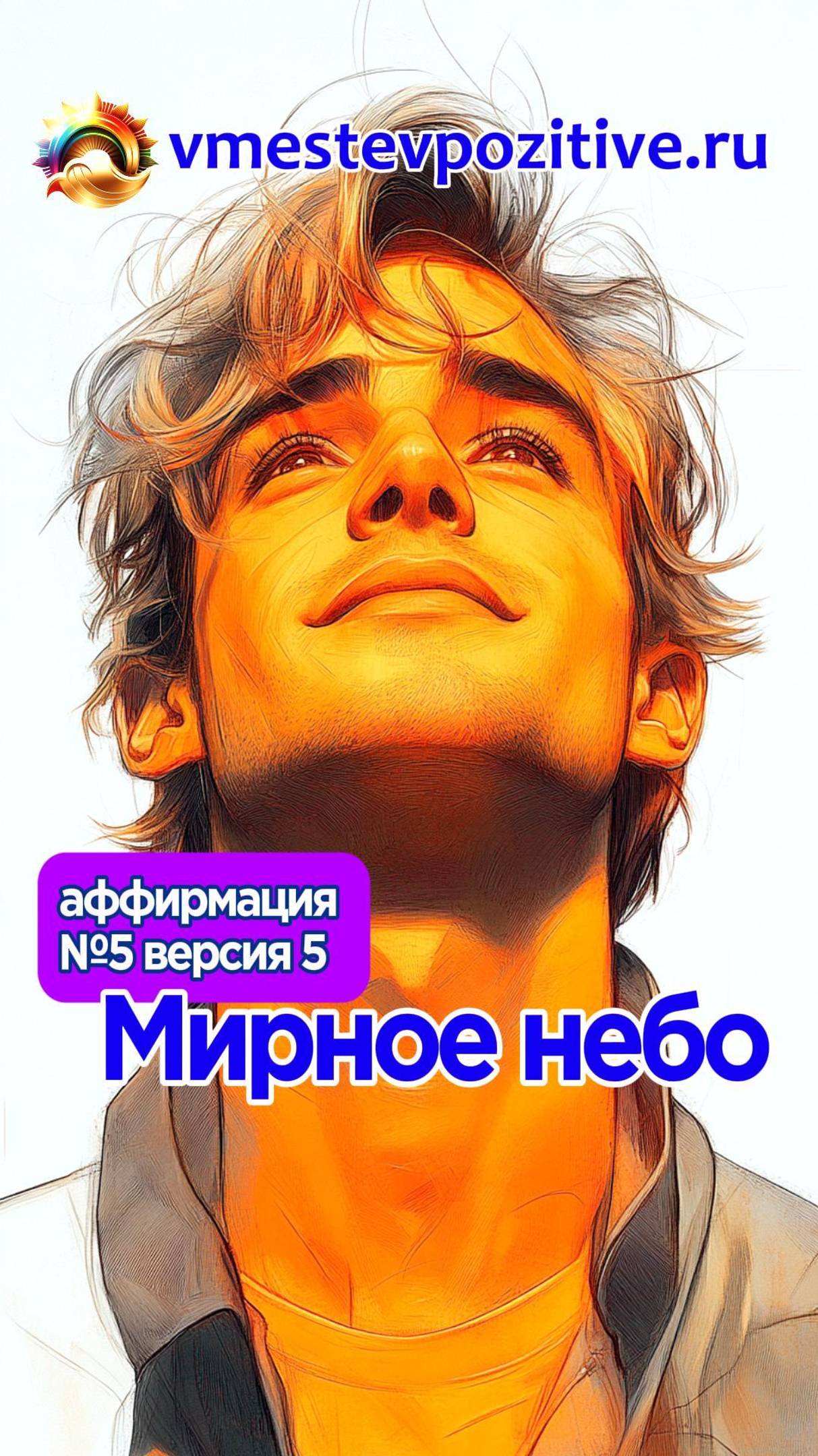 Affirmation. Male. №5. Мирное небо. (v5) #Поём вместе!