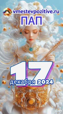 Позитивный астро-прогноз на 17.12.2024 #Принимайте и утверждайте!