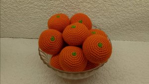 Мандарин крючком, свяжем вместе )