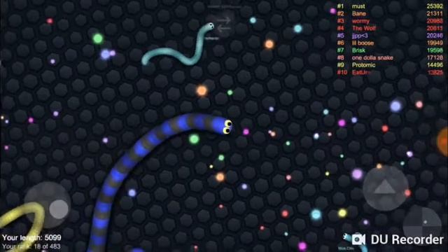 Slither.io РЕКОРД 100.000 смотреть онлайн
