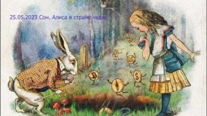 694 Сон. Алиса в стране чудес 25.05.2023 г.