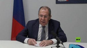 مؤتمر صحفي للافروف عقب مشاركته في اجتماع لوزراء خارجية بلدان منظمة الأمن والتعاون في أوروبا