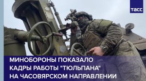 Минобороны показало кадры работы "Тюльпана" на часовярском направлении