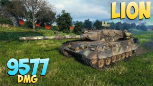 Lion - 3 Фрагов 9.5K Урона - Ангельский! - Мир Танков