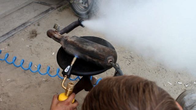 Как прожечь 2т глушитель правильно смотреть онлайн