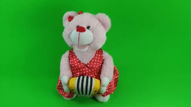 Музыкалбная игрушка "Мишка Сударыня"