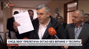 СНСД због прелетача остао без већине у Теслићу
