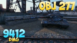 Об 277 - 7 Фрагов 9.4K Урона - С отличием! - Мир Танков