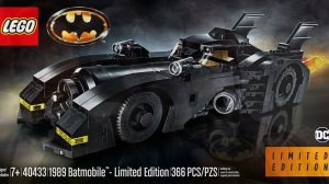 LEGO 40433 1989 Batmobile   Limited Editio Лего Бетмен 40433 GWP самый Редкий и дорогой