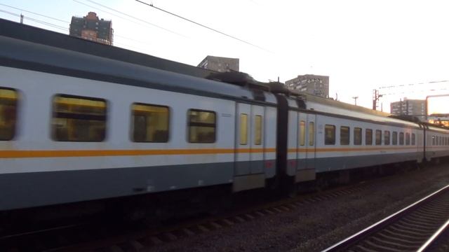 Электропоезд ЭП2Д-0050 сообщением "Одинцово - Лобня" (МЦД-1) смотреть онлайн