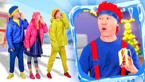 Зимняя забава с Чики, Ча-Ча, Ля-Ля и Бум-Бум | D Billions Детские Песни