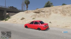 VAZ-2170 LADA-PRIORA Lada Priora расекаю на приоре в гта 5,