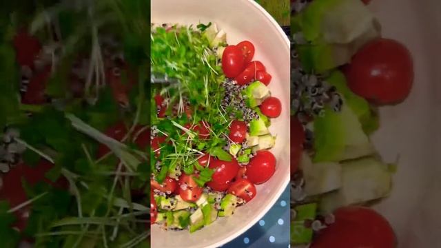 Оооооочень вкусно #быстровкусно #салатскреветками #салатскиноа #салат