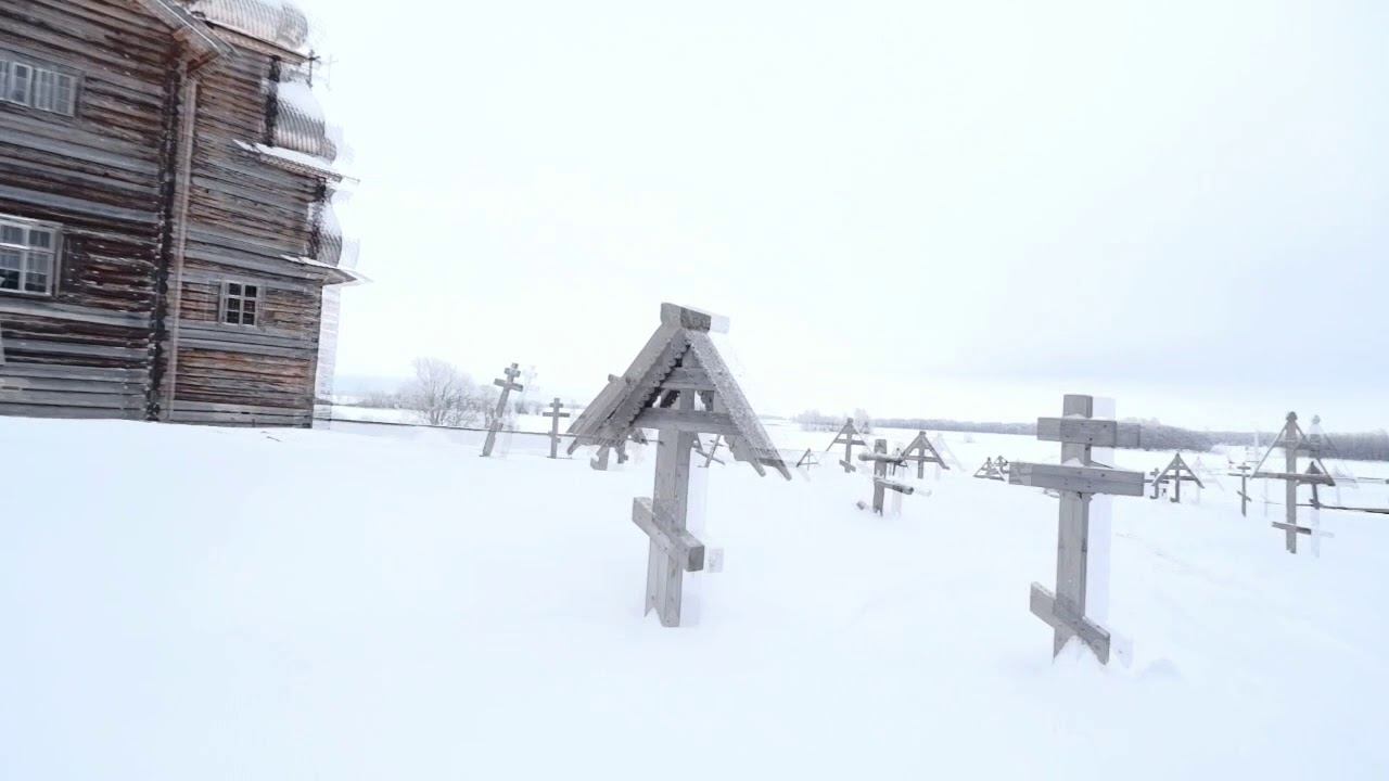 Зимой на остров Кижи. Пешком по льду пришел смотреть наследие ЮНЕСКО смотреть онлайн