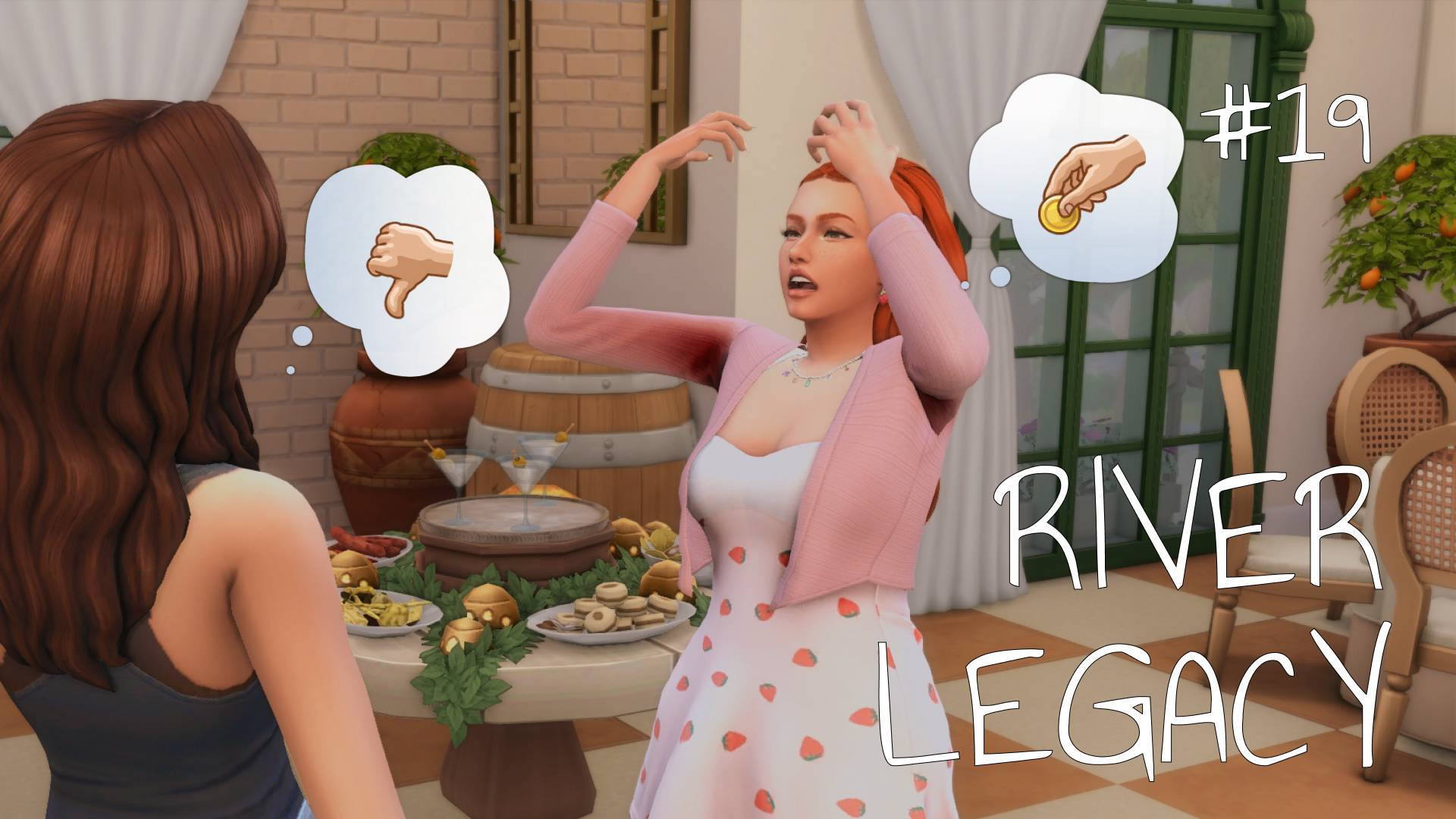 Эп.19 💗 Симс опять меня троллит 💗 Династия Ривер 💗 Симс 4