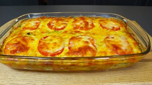 Просто невероятно, насколько это вкусно! Эти кабачки вкуснее мяса! Овощная запеканка на ужин.