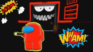 Страшно странный лифт в Роблокс и Амонг Ас?!