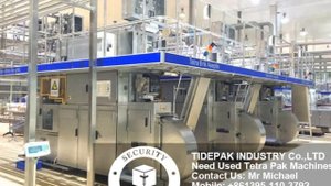 Used Tetra Pak machine Tetra pack TAB19 125 ml machines uht milk packaging Machine For Sale Price