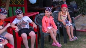 Пиратская вечеринка . Фрегат . Поповка ,Крым . Дети веселятся -родители отдыхают .