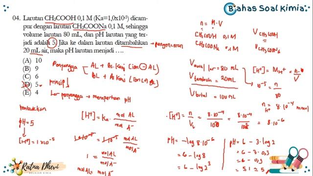 Bahas Soal Kimia - Larutan Penyangga I Ep. 1 смотреть онлайн