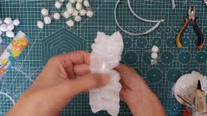 Простой ободок для девочек