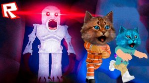 Страшная История в Темном ЛЕСУ! roblox котёнок лайк и котик игроман