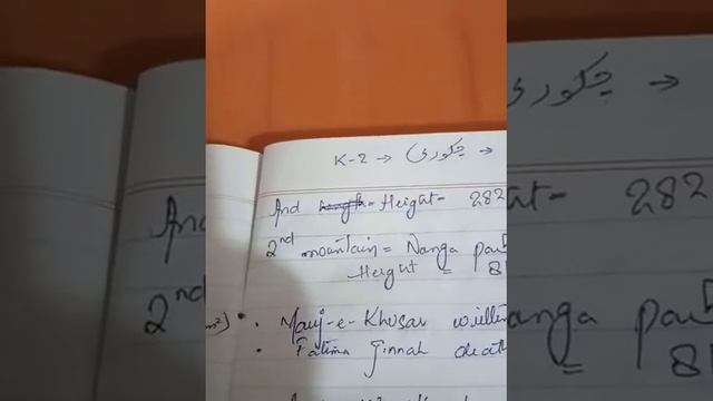 Pakistan general knowledge key points by Muhammad Amin Sharif Part  3