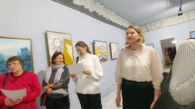 Открытие выставки к 90-летию Красноярского края в Творческом Пространстве на Ленина, 28 (КТСХР) (05.