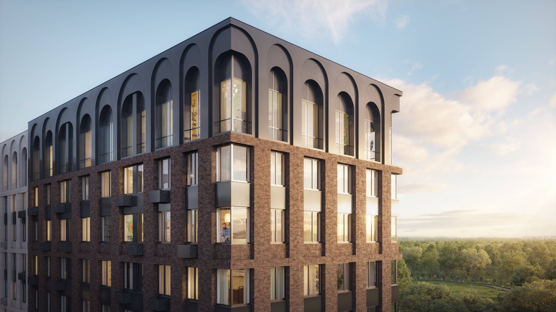 Прогулка рядом со Skolkovo One смотреть онлайн