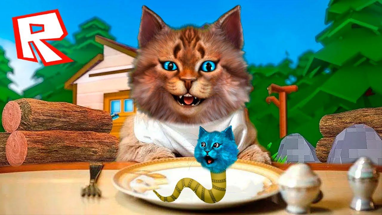САМЫЕ ТОЛСТЫЕ КОТЫ В МИРЕ! РОБЛОКС Весёлый Кот и КОТЁНОК ЛАЙК