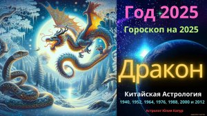 Дракон! Гороскоп на 2025 год! от Юлии Капур