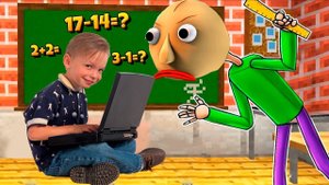 БАЛДИ ВЗЯЛ НОВОГО УЧЕНИКА В ШКОЛУ?! ПАПА отдал КИРИЛЛА! Baldi's Basics in Education and Learning