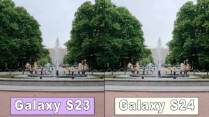 Samsung Galaxy S23 vs Galaxy S24 - Сравнение камер (8K дневной свет, 4K, Стабилизация, slow-mo)
