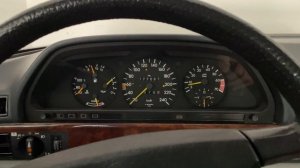 Kaltstart W126 380SE / Cold Start W126 380 SE @ +4 degree Celsius