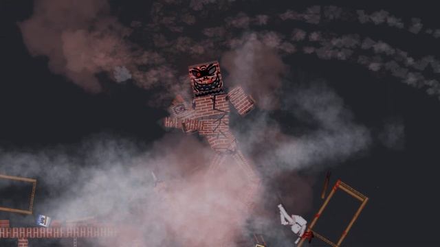 Brick Golem Attack People In People Playground смотреть онлайн