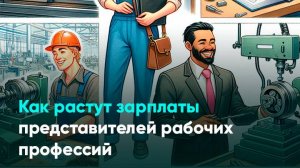 Как растут зарплаты представителей рабочих профессий